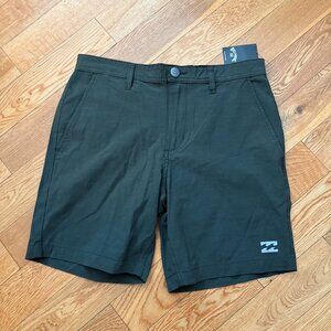 Billabong Men's Shorts Jared Stretch Hybrid 18 Charcoal Size 30 NWT